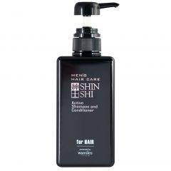 SHINSHI Men Hair Care Active Shampoo Тонізуючий шампунь-кондиціонер для чоловіків, 500 мл 